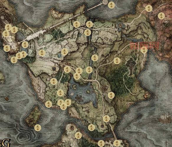艾尔登法环地图全览：高清大地图及赐福点位置详解