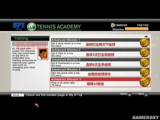 VR网球2009PC版攻略与下载指南