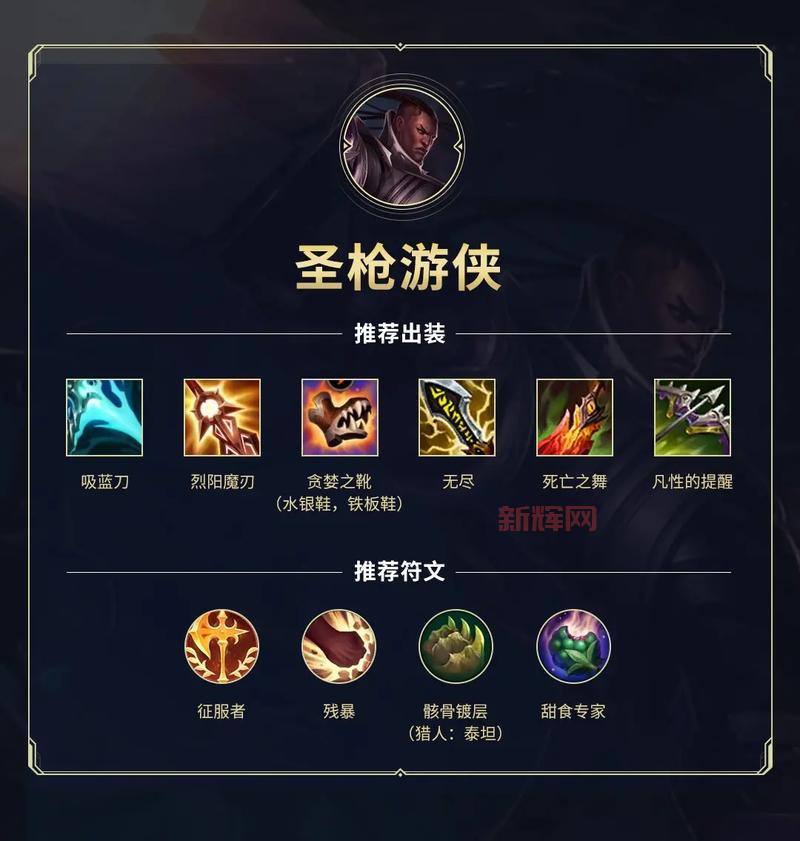 ad卡牌出装符文还在乱搭？这套出装带你轻松上王者！