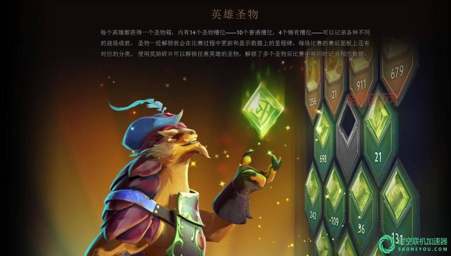 dota2英雄圣物系统详解，提升战力必看！
