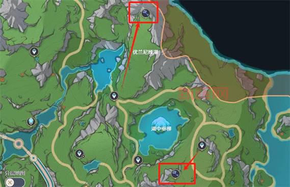 原神蒙德地灵龛分布图及其钥匙位置详解，萌新必看！