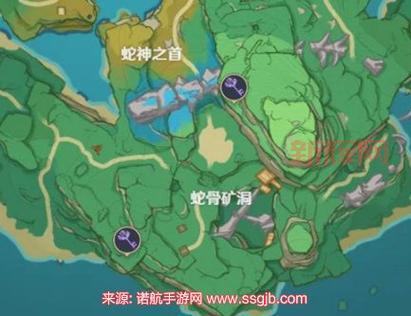 原神蒙德地灵龛分布图及其钥匙位置详解，萌新必看！