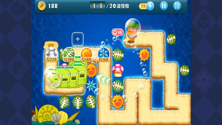 保卫萝卜挑战1关卡攻略,教你轻松拿金牌!