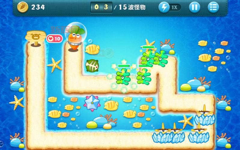 保卫萝卜挑战1关卡攻略,教你轻松拿金牌!