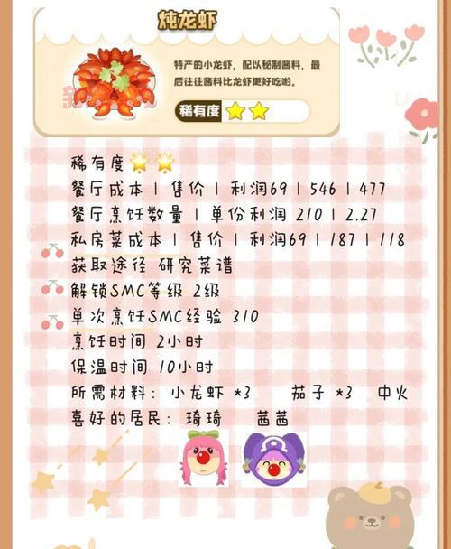 摩尔庄园锦鲤菜谱怎么解锁?锦鲤菜谱获得方法!