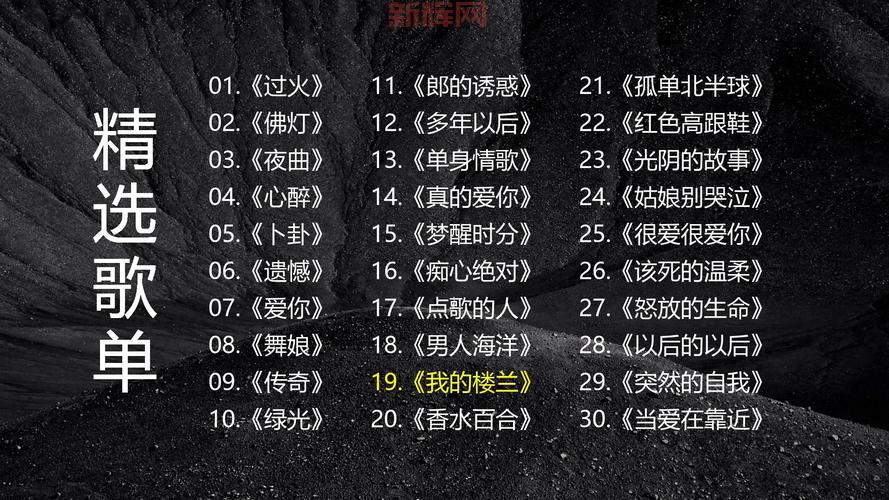 找歌名八个字的流行歌曲，这几首你绝对不能错过！