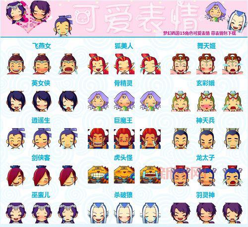 梦幻西游最新表情包合集，想要的都在这里了！