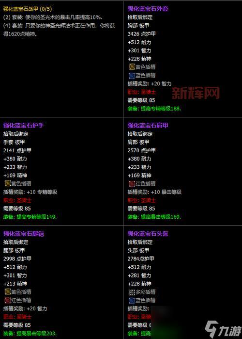圣骑士装备选择困难?老玩家教你如何正确搭配!