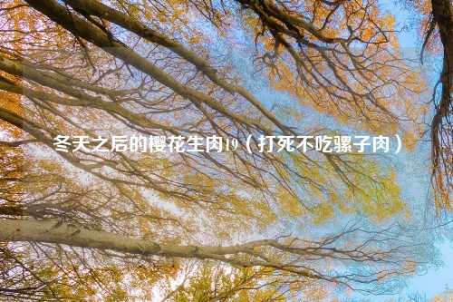 冬天之后的樱花生肉19（打死不吃骡子肉）