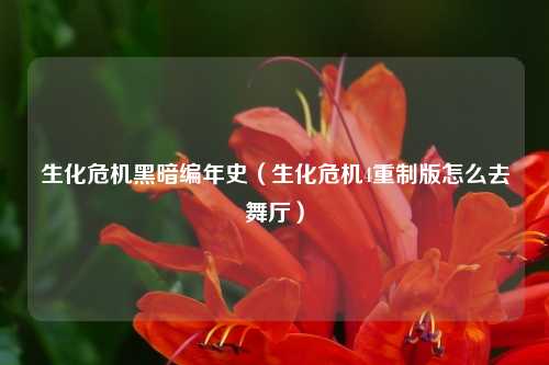 生化危机黑暗编年史（生化危机4重制版怎么去舞厅）