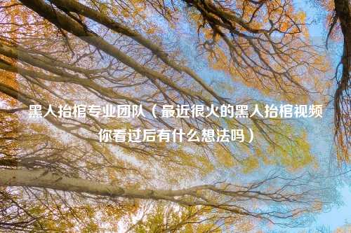 黑人抬棺专业团队(最近很火的黑人抬棺视频你看过后有什么想法吗)