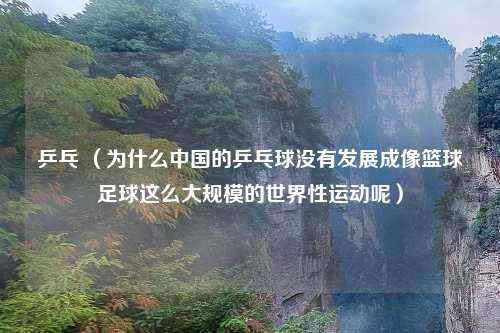 乒乓 (为什么中国的乒乓球没有发展成像篮球足球这么大规模的世界性运动呢)