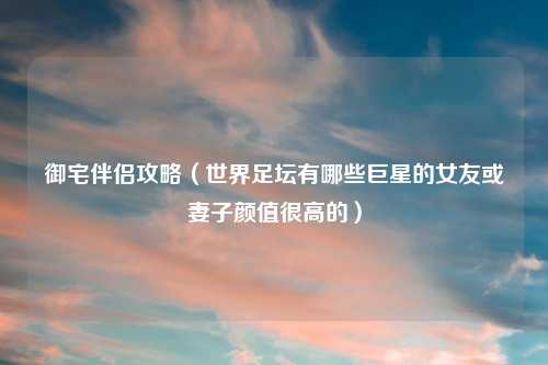 御宅伴侣攻略（世界足坛有哪些巨星的女友或妻子颜值很高的）