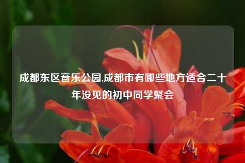 成都东区音乐公园,成都市有哪些地方适合二十年没见的初中同学聚会