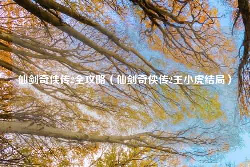 仙剑奇侠传2全攻略（仙剑奇侠传2王小虎结局）