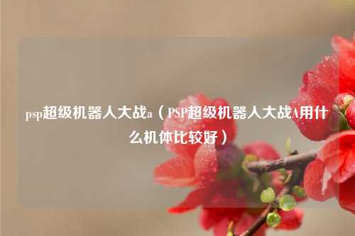 psp超级机器人大战a（PSP超级机器人大战A用什么机体比较好）
