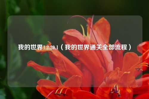 我的世界1.2.20.1（我的世界通关全部流程）