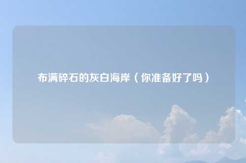 布满碎石的灰白海岸（你准备好了吗）