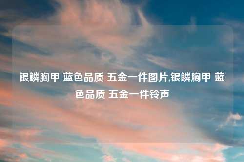 银鳞胸甲 蓝色品质 五金一件图片,银鳞胸甲 蓝色品质 五金一件铃声