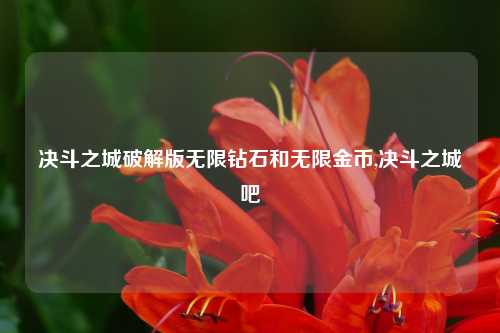 决斗之城破解版无限钻石和无限金币,决斗之城吧