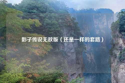 影子传说无敌版（还是一样的套路）