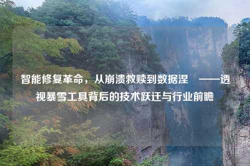 智能修复革命，从崩溃救赎到数据涅槃——透视暴雪工具背后的技术跃迁与行业前瞻