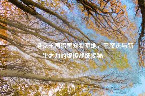 📌洛克王国暗黑宠物基地，黑魔法与新生之力的终极战场揭秘