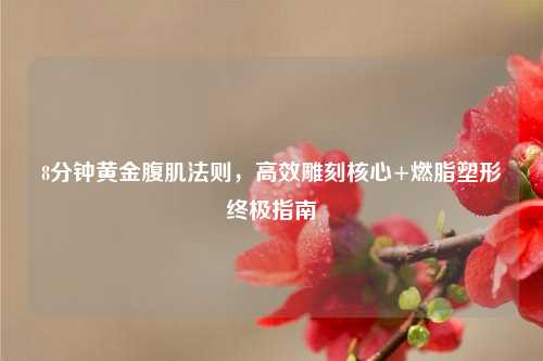 8分钟黄金腹肌法则,高效雕刻核心+燃脂塑形终极指南