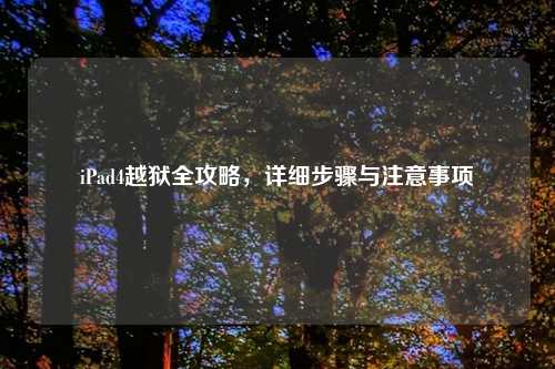 iPad4越狱全攻略，详细步骤与注意事项