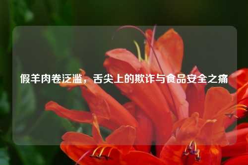 假羊肉卷泛滥，舌尖上的欺诈与食品安全之痛
