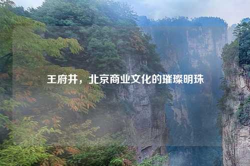 王府井，北京商业文化的璀璨明珠