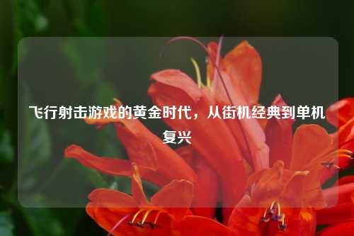 飞行射击游戏的黄金时代，从街机经典到单机复兴