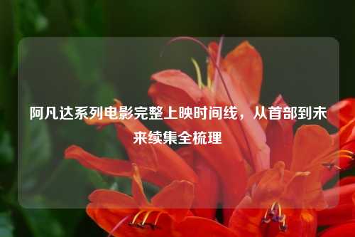 阿凡达系列电影完整上映时间线,从首部到未来续集全梳理
