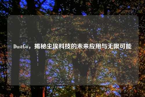 DustGo,揭秘尘埃科技的未来应用与无限可能